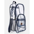 thumbnail image 3 of Wrangler Unisex Clear & Denim Backpack, Blue, 3 of 5