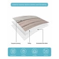 thumbnail image 5 of Farmhouse Brown Grey Twin Size Down Alternative Comforter, Lightweight Comforter Quilt Bedding Set with Pillow Shams Country Vintage Wooden All Seasons Bed Comforter Duvet Insert 68"x86", 5 of 7