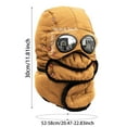 thumbnail image 2 of Winter Thermal Trapper Hat with Glasses, Winter Cycling Windproof Ski Mask Cap,Yellow, 2 of 4