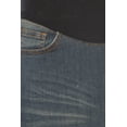 thumbnail image 6 of Be-Girl Women's Denim Maternity Midi Skirt Lycra Rib Elastic Waistband Vintage Wash - SG-77511, 6 of 6