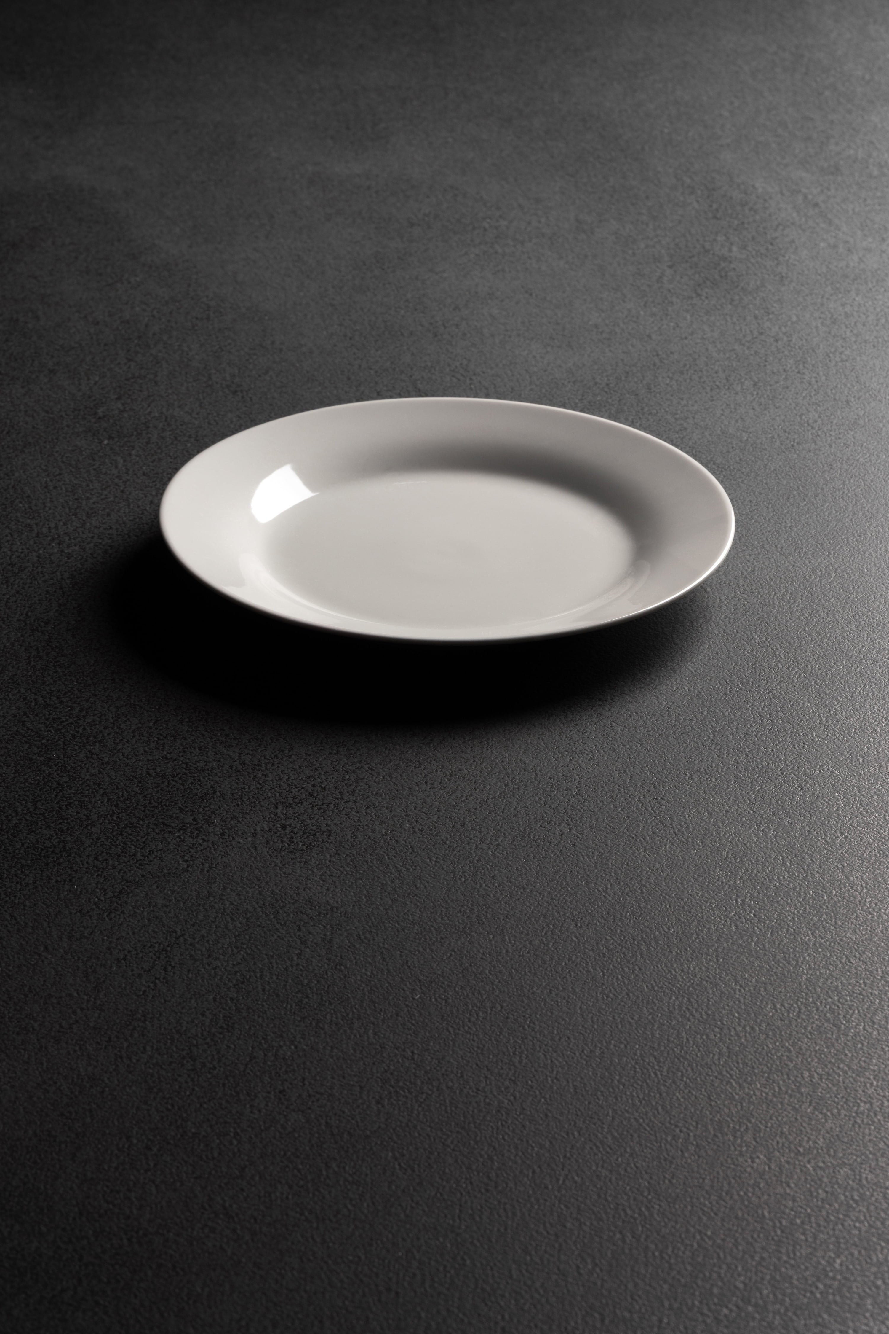 10 Strawberry Street Simply White 7.5" Round Ceramic Salad Plate, Set of 6