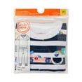 thumbnail image 2 of Wonder Nation Baby and Toddler Boy Tight Fit Cotton Pajama Set 2-Piece, Sizes 12M-5T, 2 of 4