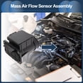 thumbnail image 3 of Sensor de flujo de aire masivo Unique Bargains No.5S2786 para Mitsubishi Delica/Space Gear 2.4L 1994-2004 Plástico Metal 1 pcs, 3 of 6