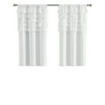thumbnail image 2 of Your Zone Reversible Ruffle Blackout Curtain Panel, 1 Panel, White, 37" W x 54" L, 2 of 7