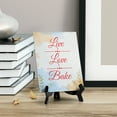 thumbnail image 4 of Signs ByLita Live Love Bake, Blue Watercolor Table Sign (6 x 8"), 4 of 4