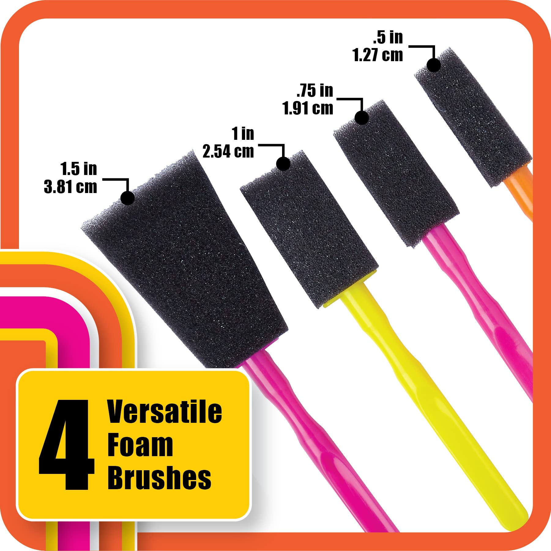 Mod Podge Complete Decoupage Kit, Matte and Gloss Finish, Clear, 16 oz Bottles, 4 Count Foam Brushes