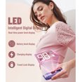 thumbnail image 6 of Nogroa Bikini Trimmer for Women, 2-in-1 Womens Electric Razor with Dual Heads, IPX7 Waterproof Wet & Dry Body Pubic Hair Trimmer, USB Rechargeable Cordless Shaver for Face, Lip, Underarm & Legs, Blue, 6 of 8
