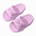 thumbnail image 5 of HCNTES Toddler Baby Slides Slipper Unisex Child Boys & Girls Slide Sandals for Kids Flip Flops Comfy Shower Slippers Beach Garden Shoes(Purple,9), 5 of 5