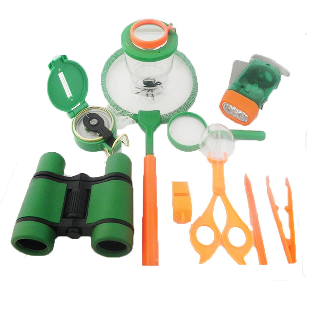 Bug Catcher Set Binoculars Details about   FUN Kids Outdoor Explorer Kit Camping Adventure 