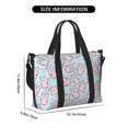 thumbnail image 2 of Rocae Cute Rabbit for Travel Shoulder Bag Top Handle Handbag with Yoga Mat Buckle for Gym, Work, Travel, 2 of 7