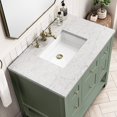 thumbnail image 6 of James Martin Vanities 36" Single Vanity Cabinet, Smokey Celadon, 6 of 9