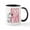 White/Black Inside, variant on CafePress - Snoopy Best Mom Ever Mug - 11 oz Ceramic Mug - Novelty Coffee Tea Cup