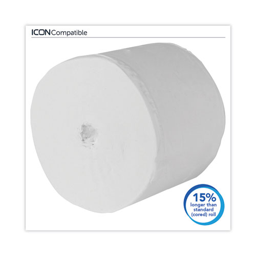Essential Extra Soft Coreless Standard Roll Bath Tissue, Septic Safe, 2-Ply, White, 800 Sheets/roll, | Bundle of 2