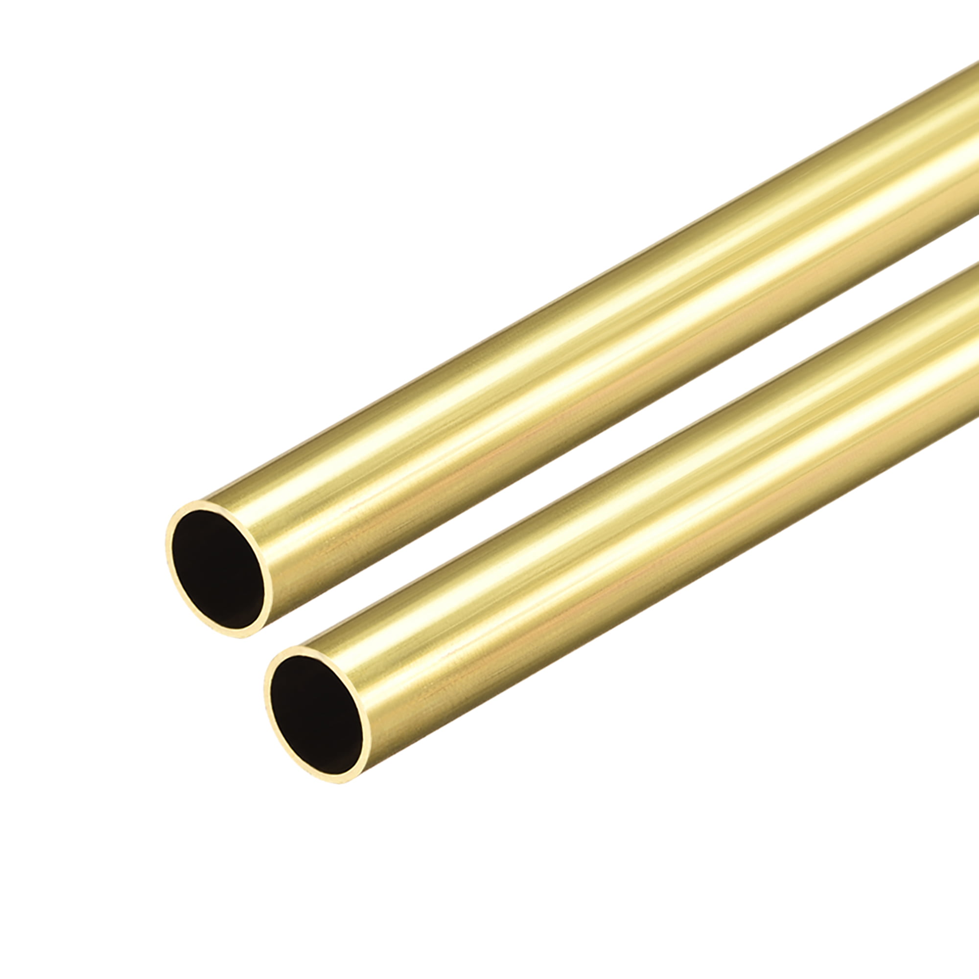 uxcell 7mm x 11mm x 500mm Brass Pipe Tube Round Bar Rod for RC Boat 