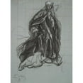 thumbnail image 2 of Edwin Austin Abbey 19x24 Gold Ornate Framed and Double Matted Museum Art Print Titled - Study for the Queen, from the Play Scene, Hamlet, Act 3, Scene&nbsp;2, 2 of 4