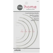 Dritz Home Curved Upholstery Needles 4/Pkg-Sizes 3", 4", 5" & 6"