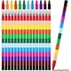 thumbnail image 1 of Stackable Crayons Set, 24 Pcs Rainbow Pens, 12 Colors Building Crayons DIY Party Favors, 1 of 5