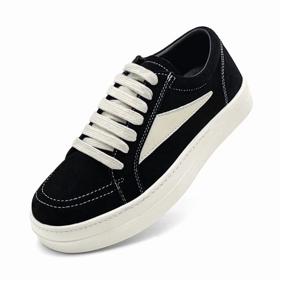Women’s Men’s Classic Platform Sneakers Adult Low Top Fashion Shoes Non-Slip Casual Outdoor Walking Shoes
