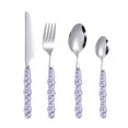 thumbnail image 2 of Dvruxg Stainless Steel Tableware Set, Modern Design Cutlery, Handcrafted Handle Silverware, Multipurpose Flatware for Events, 2 of 2