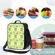 thumbnail image 4 of Fotbe Avocado And Toast Lonchera Bolsa de Almuerzo para Hombres y Mujeres, Lonchera de Gran Capacidad, Bolsa de Almuerzo Reutilizable, Bolsa Térmica Aislante, 4 of 7