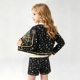 thumbnail image 6 of 3-Piece Pop Idol Cosplay Costume Set with Coat Top and Shorts for Halloween Party Stage Role Play Dress Up Outfit 100, 6 of 8