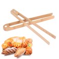 thumbnail image 2 of JIEMUCES Bamboo Toaster Tongs with Magnet 8.66 Inch Long Kitchen Utensils for Cooking Toast Bacon Muffin Bagel Bread Oven Rack Puller Tongs, 2 of 8