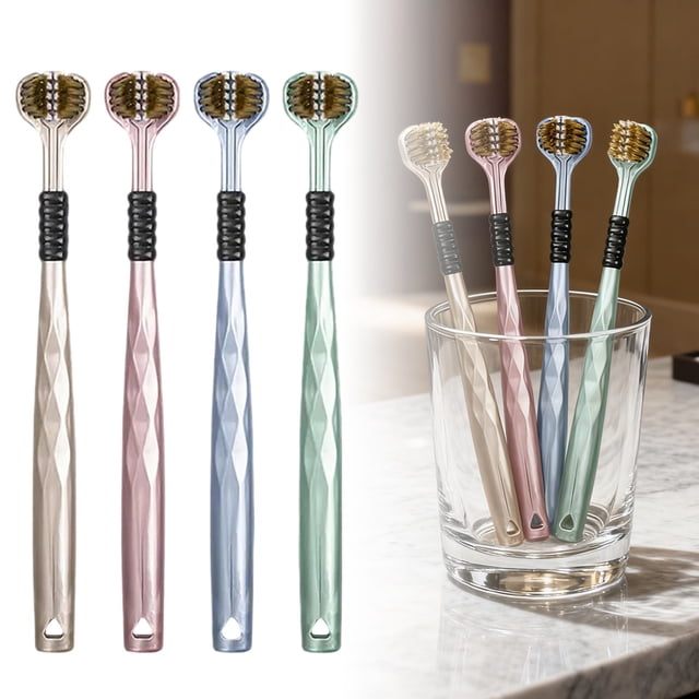 BotaniNest Toothbrush For Deep Cleaning And Plaque Removal With Soft And Ergonomic Grip Design