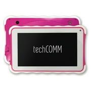 TechComm M1 7” HDD 8GB Android 5.1 Touch Screen Brightly Colored Tablet for Children with Dual Camera, WiFi and Bluetooth