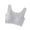 Light Gray, variant on Alun Smooth Seamless T-Shirt Bras for Women Lightweight Stretch Comfort Longline Sport Bralettes Everyday Wireless Thin Padding Full-Coverage for a Natural Shape White XL