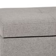 thumbnail image 4 of Simpli Home Banc de Rangement Castleford en Gris Nuage, 4 of 7