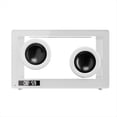 thumbnail image 3 of Altavoz Bluetooth Retro Portátil, Reloj, Barra de Sonido Transparente Inalámbrica de Alta Fidelidad con Luz RGB, Reproductor de Música de Audio con Tarjeta TF A G, 3 of 5