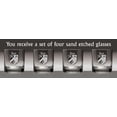 thumbnail image 2 of Rose Irish Coat of Arms Tumbler Glasses - Set of 4 (Sand Etched), 2 of 2