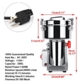 thumbnail image 3 of MotorGenic 300g Herb Grain Grinder Electric Mill Cereal Machine-High Speed/Durable Life, 3 of 8