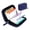 Navy, variant on Weekly Pill Pouch Set â 14 Piece Zippered Organizer with Color-Coded Pouches, Removable & Refillable, for Travel, Seniors or Busy Schedules
