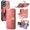Pink, variant on ELEHOLD Case for Moto G Play 4G 2024,Leather Wallet RFID Blocking Case with Wrist Strap & Card Holder Stand,Black