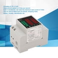 thumbnail image 3 of Medidor De Energía En Riel DIN, Transformador Incorporado Fácil Operación AC80-300V 100A Voltímetro Retardante De Llama De Respuesta Rápida Multifuncional Para Centros, 3 of 7