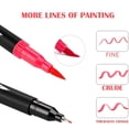 thumbnail image 2 of Gc Quill 72 Colors Dual Tip Watercolor Markers Set, Fine & Brush Tip Art Pens for Coloring, Paper Crafts, Drawing, Journaling and Calligraphy, 2 of 5