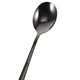thumbnail image 2 of Juego de cubiertos portátil Utensilios negros Cubiertos para acampar Cepillo limpiador de pajitas Tenedores y cucharas Vajilla de viaje Vajilla de trabajo, 2 of 6