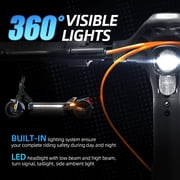 CUNFON Electric Scooter Adult with 1200W Motor Folding E-scooter, 50 Mile Range, 10.5 off Road Tires,Max Limited 31Mph,Fingerprint Unlock and App Controller
