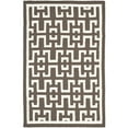 thumbnail image 7 of SAFAVIEH Dhurrie Waverly Geometric Moroccan Wool Area Rug, Chocolate/Ivory, 3' x 5', 7 of 7