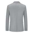 thumbnail image 3 of WXLWZYWL Today Mens Casual Blazer Sport Coat Two Buttons Lightweight Regular Fit Business Sport Coat Classic One Button Stretch Blazer Suit Jacket, 3 of 3