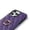 Purple, variant on ELEHOLD for iPhone 12 Pro Max 6.7 inch 2020 Case, Luxury Rhomboid Quilted PU Leather Soft TPU Bumper 360 Degee Rotatable Metal Finger Ring Holder Kickstand Shockproof Case for iPhone 12 Pro Max, Brown