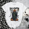 thumbnail image 6 of Halloween Will Never Die T-Shirt, Vintage Pumpkin Coffin Skeleton Tee, 6 of 6