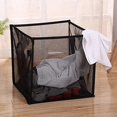 thumbnail image 3 of Pop Up Laundry Baskets - Mesh Collapsible Laundry Hampers Storage With Handle - Foldable For Washing Storage, 3 of 5