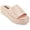 Jelly Mold Powder Blush, variant on Women's Laren Platform Slide Sandals Pink Blush Wod Size 6