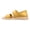Yellow, variant on Women’s Roman Sandals Single Strap Flat Sole Soft Cushioned Beach Slides Breathable Summer Casual Shoes Convertible Two-Way Wear Non-Slip Lightweight Design