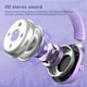 thumbnail image 2 of Audífonos Diadema Microfono Auriculares Gamer Petukita Box X11 Violeta Petukita Box Luz Led, 2 of 6