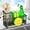 1 Tier Black-Tray, variant on Sponge Holder for Kitchen Sink,Smiley Face Sink Caddy with Removable Brush Holder,Self-Draining Sponge Caddy for Sponge,Soap,Dish Brush,Scrubber,Kitchen Essentials and Gadgets