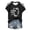 ZA Black, variant on Womens Tops Funny Football Season Printed T Shirt Sport Fans Short Sleeve T Shirts for Women Black L