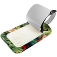 thumbnail image 2 of Square 2Pack PU Leather Toucan Cruise Luggage Tag with Privacy Cover and Name ID Tag for Travel Handbags Backpacks Luggage Tags, 2 of 6